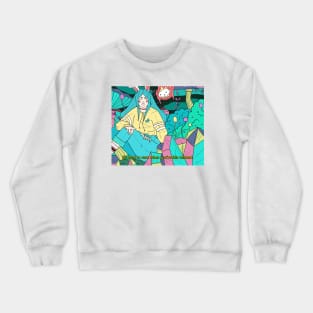 Camping in the dark Crewneck Sweatshirt